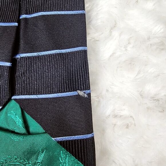 Tommy Hilfiger Striped Tie Blue - Picture 7 of 7